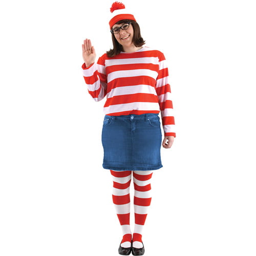 Wenda Adult Female Costume Kit LARGE/XL NEW SEALED Where's Waldo